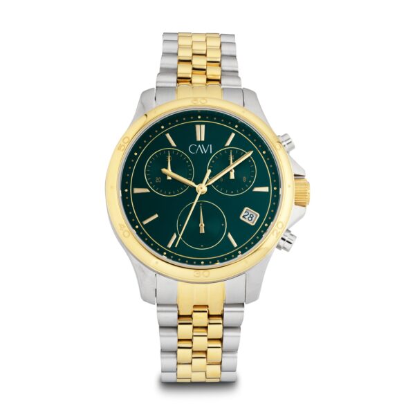 CAVI Watches - Vega Green ur bicolor stål 38 mm