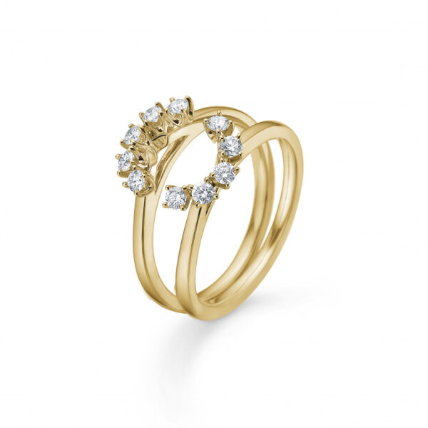 Mads Z Crown Tiara Ring 14 kt. Guld 0,40 ct. 1541940-56 - Dame - Gold