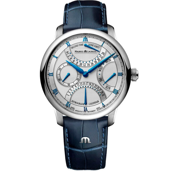 Maurice Lacroix Masterpiece Triple Rétrograde 43mm MP6538-SS001-110-1 - Herre - 43 mm - Analog - Automatisk - Safirglas