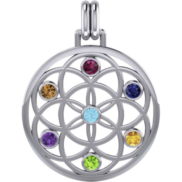 Chakra Flower of Life - 38mm - u/kæde