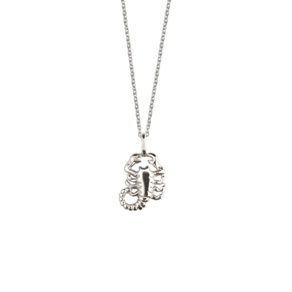 Jeberg Jewellery - I Am Scorpio halskæde, 42+3 cm Sølv sterlingsølv