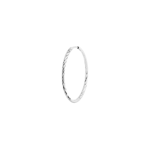 Maria Black Liv Hoop Ørering Single 14 kt. Hvidguld 150211WG-20MM - Dame - White gold