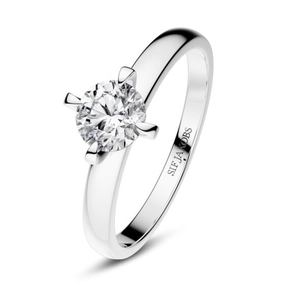 Sif Jakobs Jewellery Solitaire ring Venice - med lab-grown diamant Str. 60