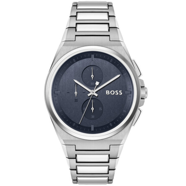 BOSS Steer Chrono 1514048 - Herre - 44 mm - Analog - Quartz - Mineralglas