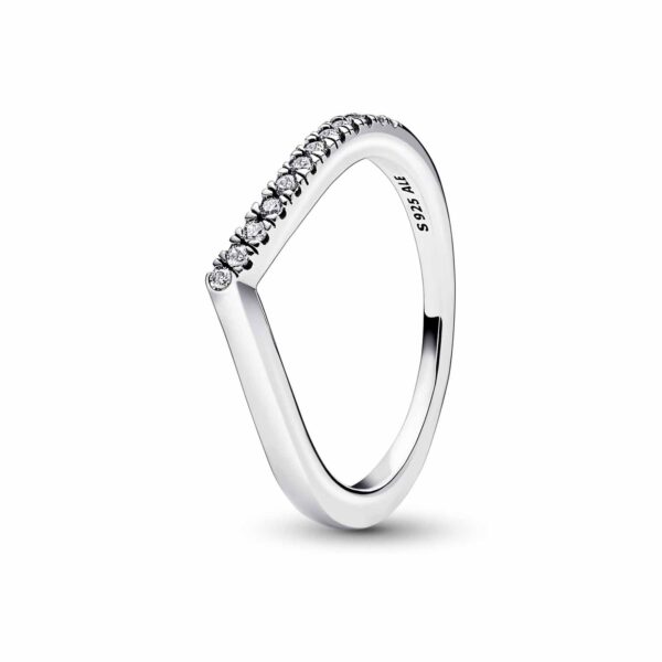 Pandora - Timeless Wish Halvt Funklende ring sølv sterlingsølv