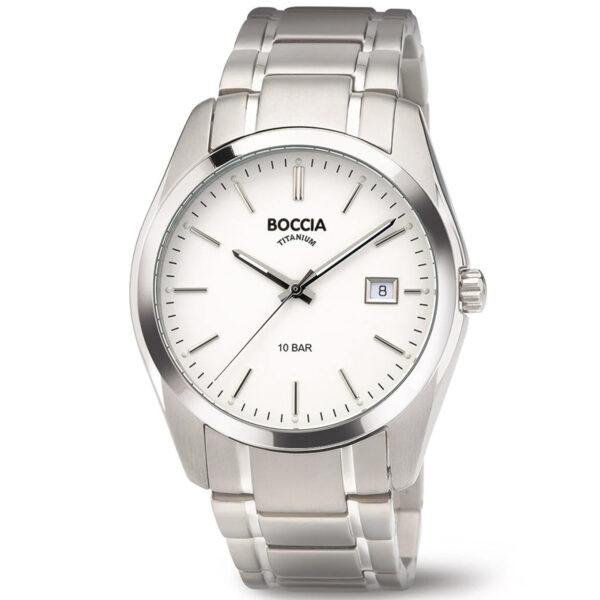 Boccia Titanium 3608-03 - Herre - 42 mm - Analog - Quartz - Mineralglas