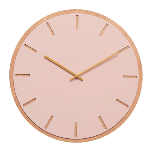 Hemverk Oak Powder Vægur 703418038113 - Unisex - 38 cm - Quartz