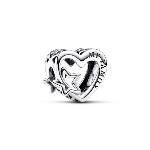 Pandora - Family Heart & Star charm Sølv