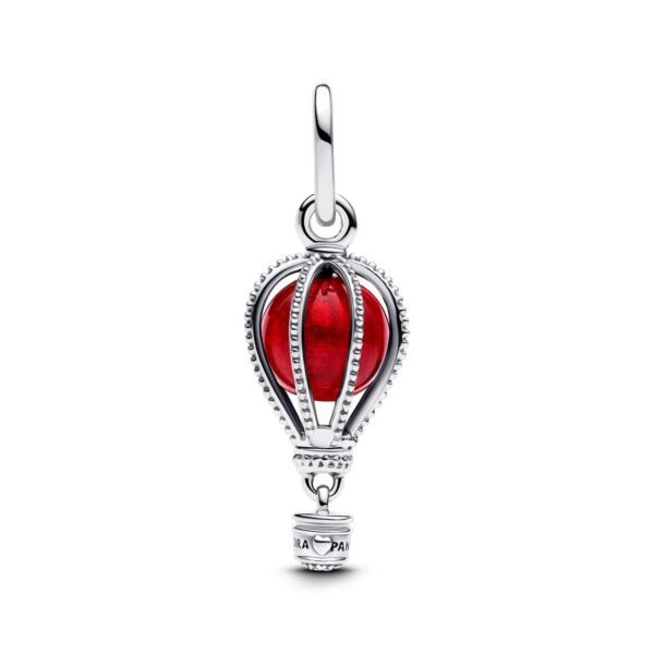 Pandora - Hot Air Balloon dangle charm, Murano Sølv