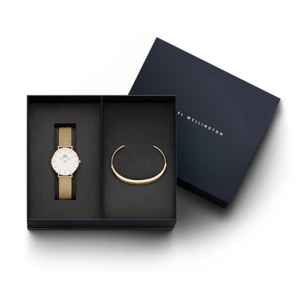 Daniel Wellington Giftbox - Petite Evergold Ur 32 mm Classic Cuff Small BOX32EG-SMALL Rustfrit stål