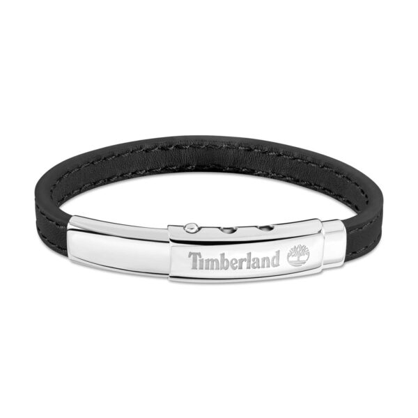 Timberland - AMITY STÅL & MESA SORT ARMBÅND, 18+1 cm TDAGB0001601