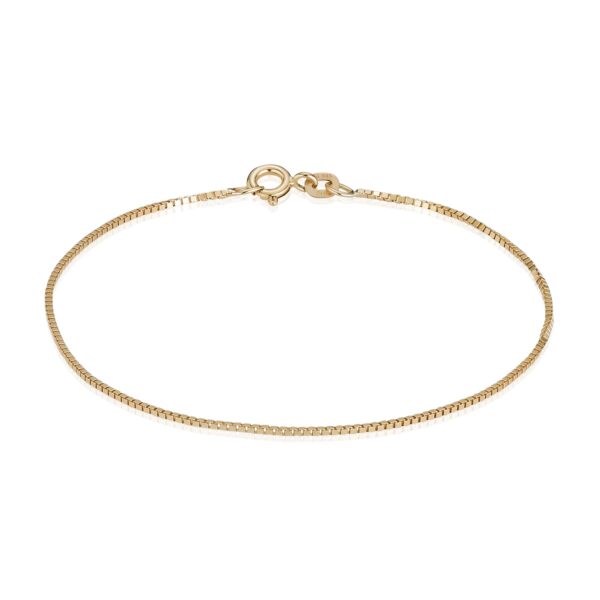 BNH - Venezia armbånd, 1,0 mm / 21 cm 8 kt. guld