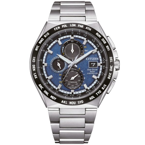 Citizen Eco-Drive Radio Controlled AT8238-84L - Herre - 43 mm - Analog - Quartz - Safirglas