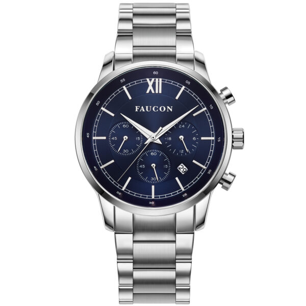 Faucon Roman F10019 - Herre - 43 mm - Analog - Quartz - Safirbelagt mineralglas