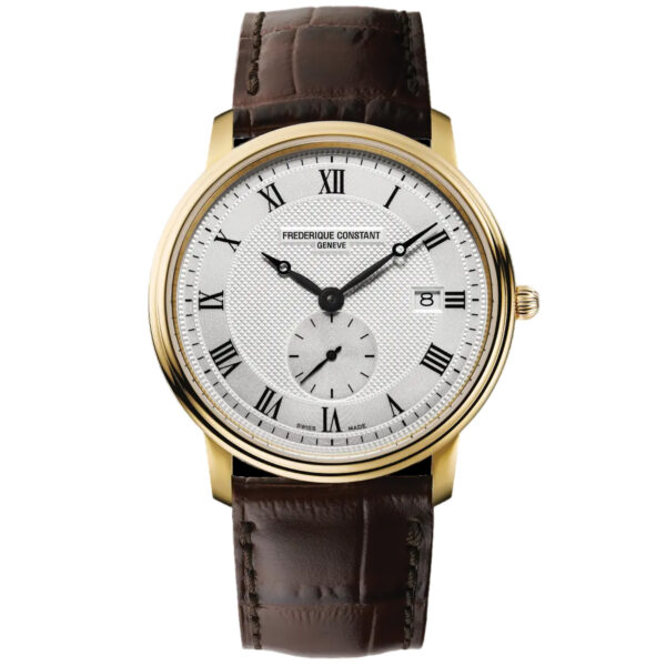 Frederique Constant Slimline Gents Small Seconds FC-245M5S5 - Herre - 39 mm - Analog - Quartz - Safirglas