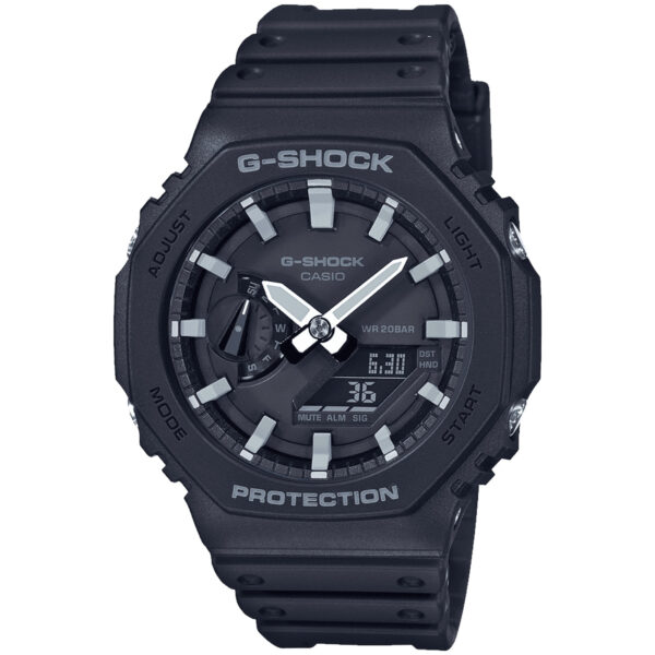 Casio G-shock GA-2100-1AER - Herre - 46 mm - Digitalt - Quartz - Mineralglas