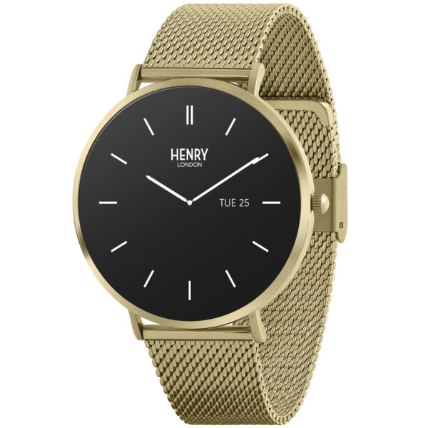 Henry London Smartwatch HLS65-0006 - Herre - 43 mm - Smartwatch - Quartz m. Oplader - Mineralglas