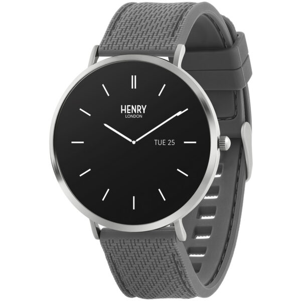 Henry London Smartwatch HLS65-0011 - Unisex - 43 mm - Smartwatch - Quartz m. Oplader - Mineralglas