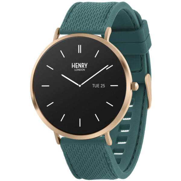 Henry London Smartwatch HLS65-0014 - Unisex - 43 mm - Smartwatch - Quartz m. Oplader - Mineralglas