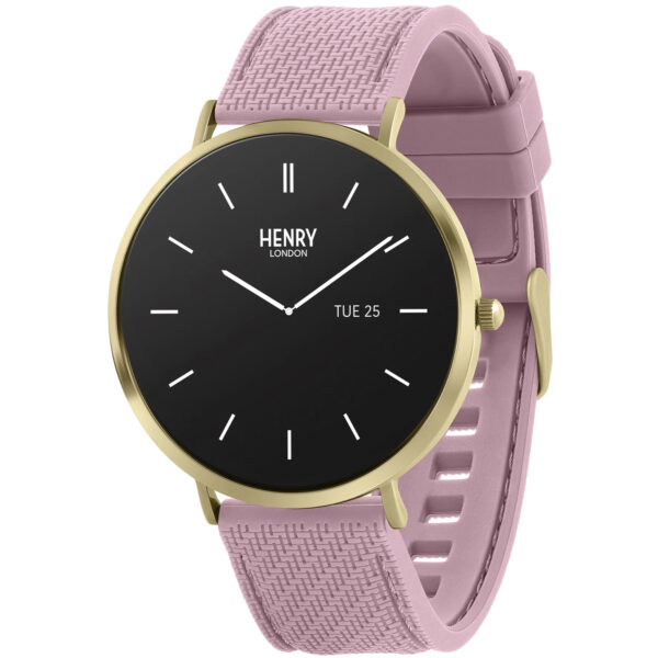 Henry London Smartwatch HLS65-0016 - Dame - 43 mm - Smartwatch - Quartz m. Oplader - Mineralglas