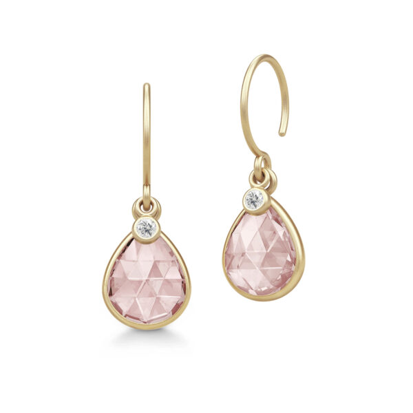 Julie Sandlau Leela Earrings Dusty Rose Øreringe 22 kt. Forgyldt Sølv HKS750GDDSROCRCZ - Dame