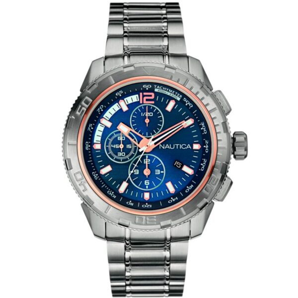 NAUTICA NAI24500G - Herre - 45 mm - Analog - Quartz - Mineralglas