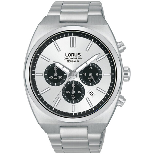 Lorus Sports Chronograph RT369KX9 - Herre - 43 mm - Analog - Quartz - Mineralglas