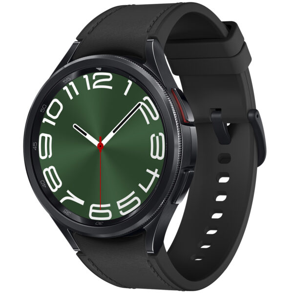 Samsung Galaxy Watch6 Classic 47mm BT Black SM-R960NZKAEUB - Unisex - 47 mm - Smartwatch - Quartz m. Oplader - Safirglas