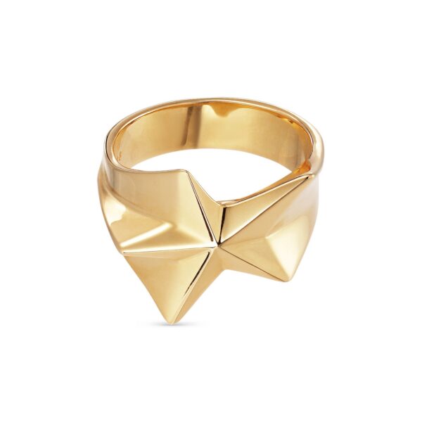 Jane Kønig Star Magic Ring 18 kt. Forgyldt Sølv SMR-AW24-G-52 - Dame - 925 sterling silver