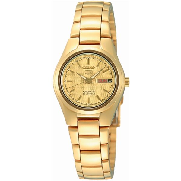 Seiko 5 Ladies Automatic SYMC18K1 - Dame - 24 mm - Analog - Automatisk - Hardlex Crystal Mineralglas