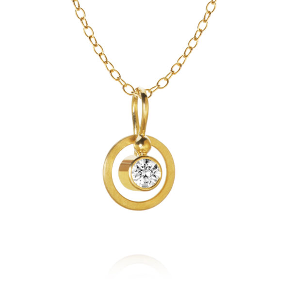 Dulong Twinkle Halskæde 18 kt. Guld 0,12 ct. TWI5-A2030-47 - Dame - Gold