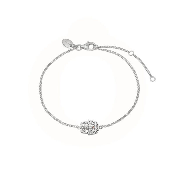 Christina - Hamsa Hand Armbånd sølv 601-S32