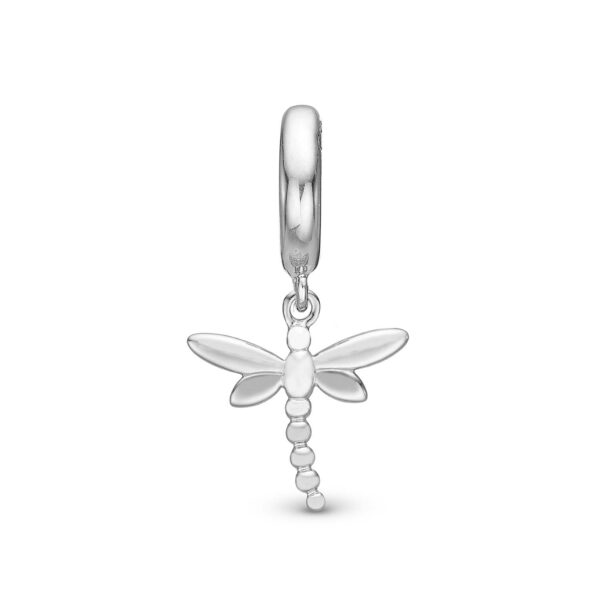 Christina - Dragonfly charm, 6 mm Sterlingsølv