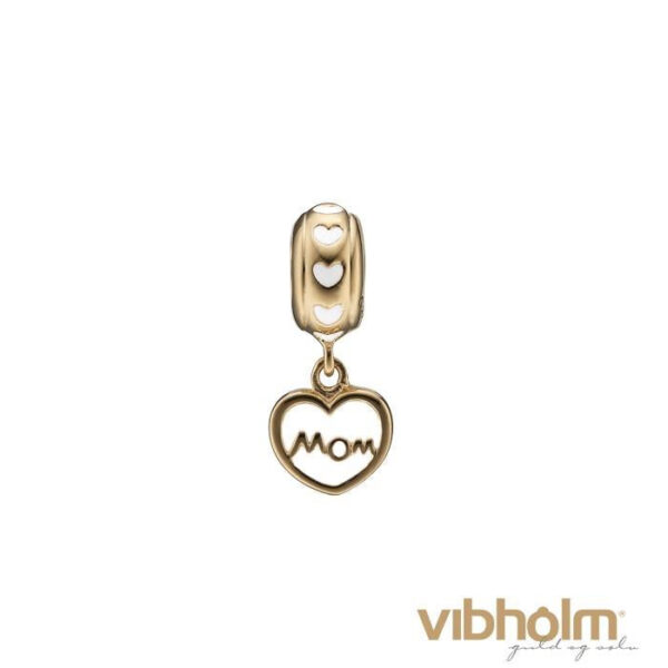 Christina - Mom Love charm forgyldt sølv 623-G125