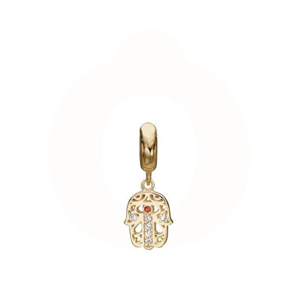 Christina - Hamsa Hand Charm forgyldt 623-G214