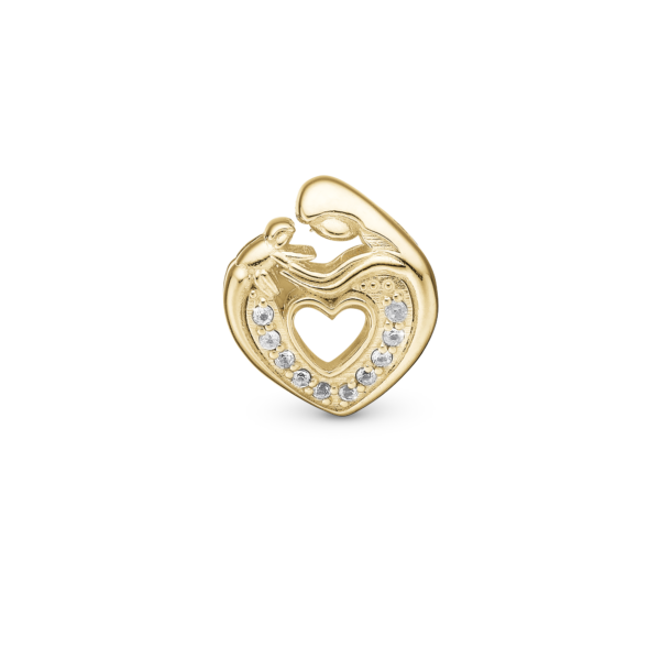 Christina - Mother & Child Heart charm 623-G273