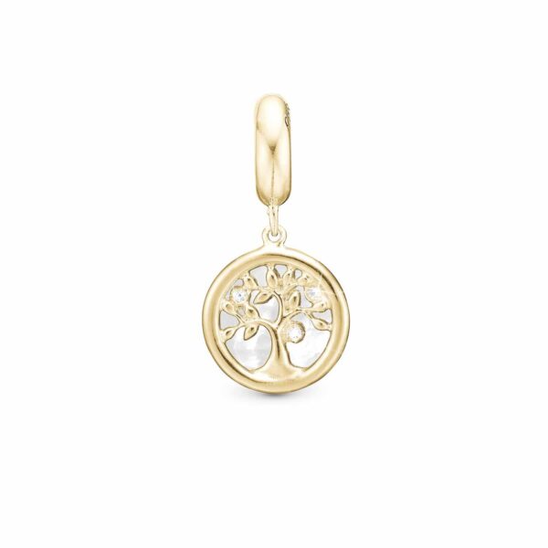 Christina - Tree of Life charm forgyldt sølv sterlingsølv