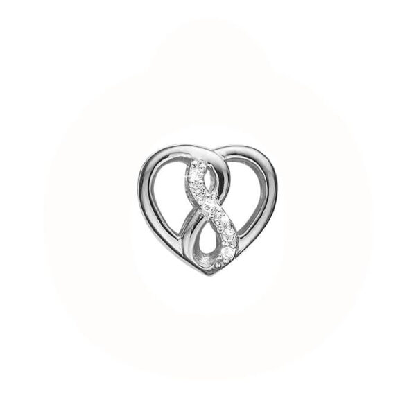 Christina - Eternity Heart Charm sterlingsølv 623-S190