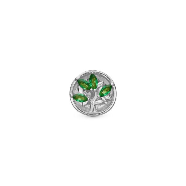 Christina - Tree of Green Life charm, 4 mm Sterlingsølv