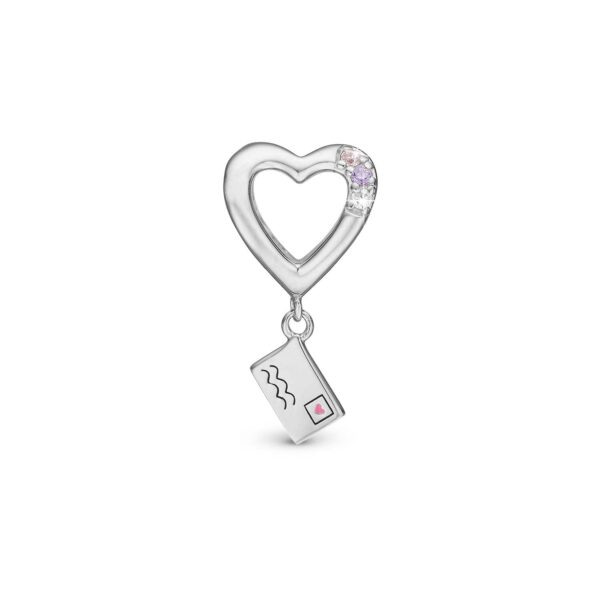 Christina - A Love Letter charm, 4 mm Sterlingsølv