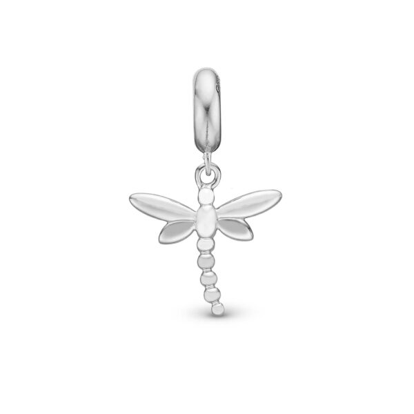 Christina - Dragonfly charm sterlingsølv 4 mm.