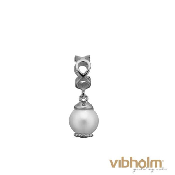 Christina - Moving Pearl Charm sterlingsølv 623-S95