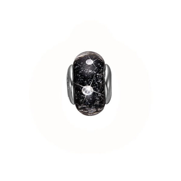 Christina - Black Zirkonia Globe Charm 630-S153