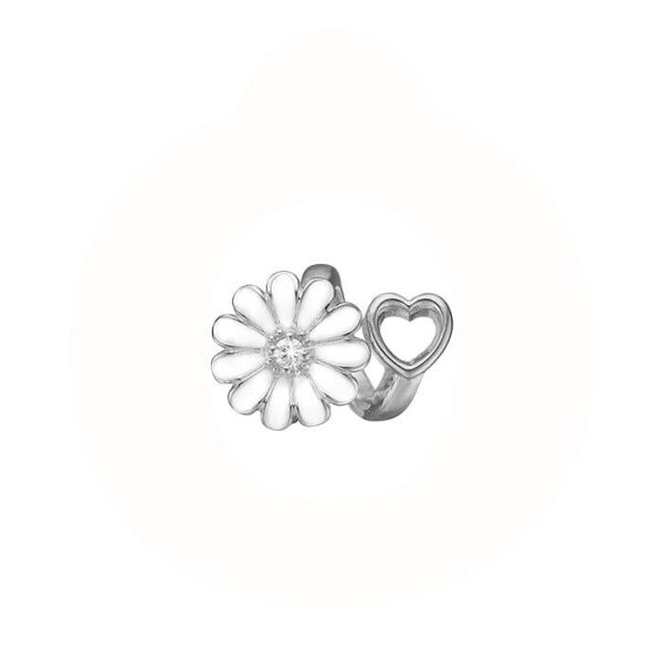 Christina - Marguerite Heart Charm 630-S184