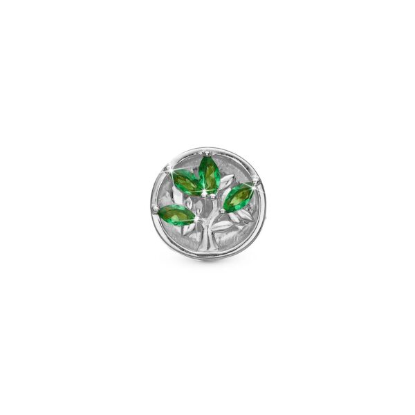 Christina - Tree of Green Life charm, 6 mm Sterlingsølv