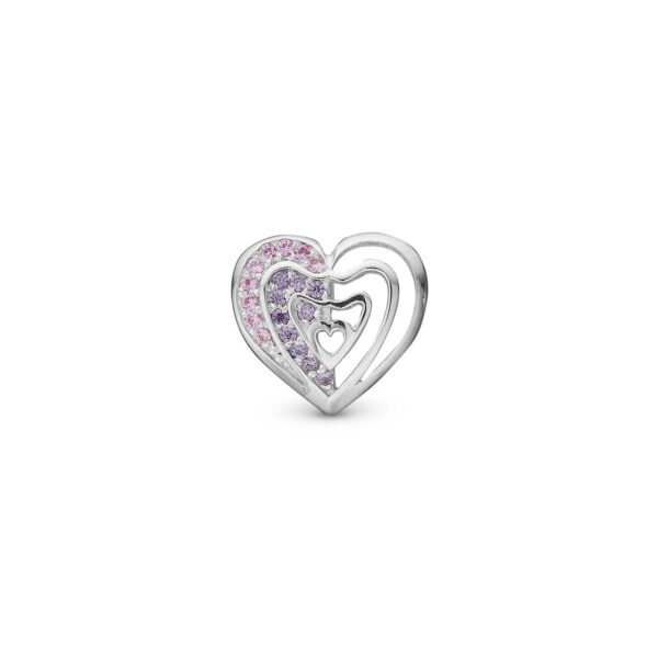 Christina - Rainbow Kiss charm, 6 mm Sterlingsølv