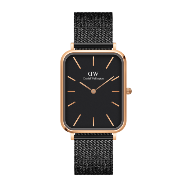 Daniel Wellington DW Watch Quadro Pressed Ashfield B  29x36.5mm Rose Gold