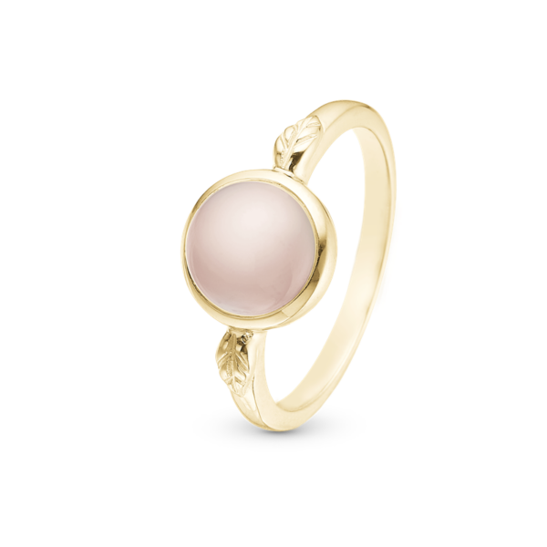 Christina - Pink chalcedony ring