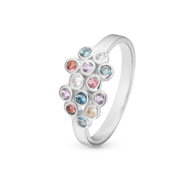 Christina - Colourful Champagne ring 800-4.10.A