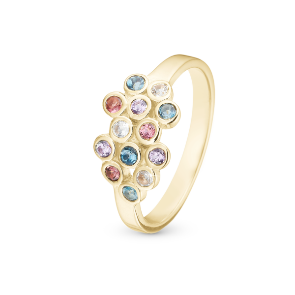 Christina - Colourful Champagne ring 800-4.10.B